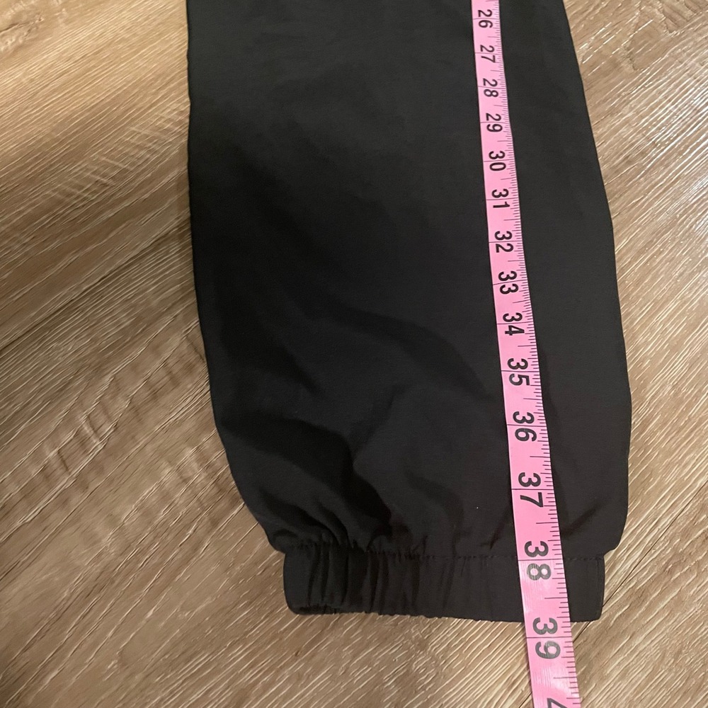 Buzz Womens Cargo Jogger Pants Size M Black Cotton Blend Utility Zipper Pockets - Picture 6 of 10